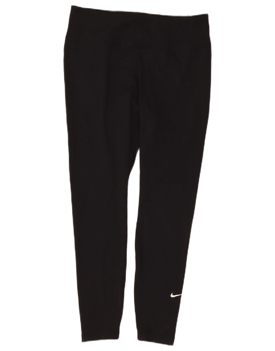 Nike Womens Dri Fit Leggings UK 14 Large Black Polyester