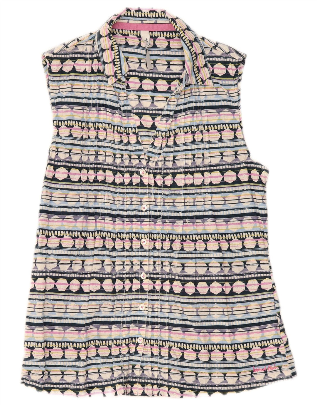 Bluză cămașă pentru femei Weird Fish UK 12 Medium Multicolor Geometric