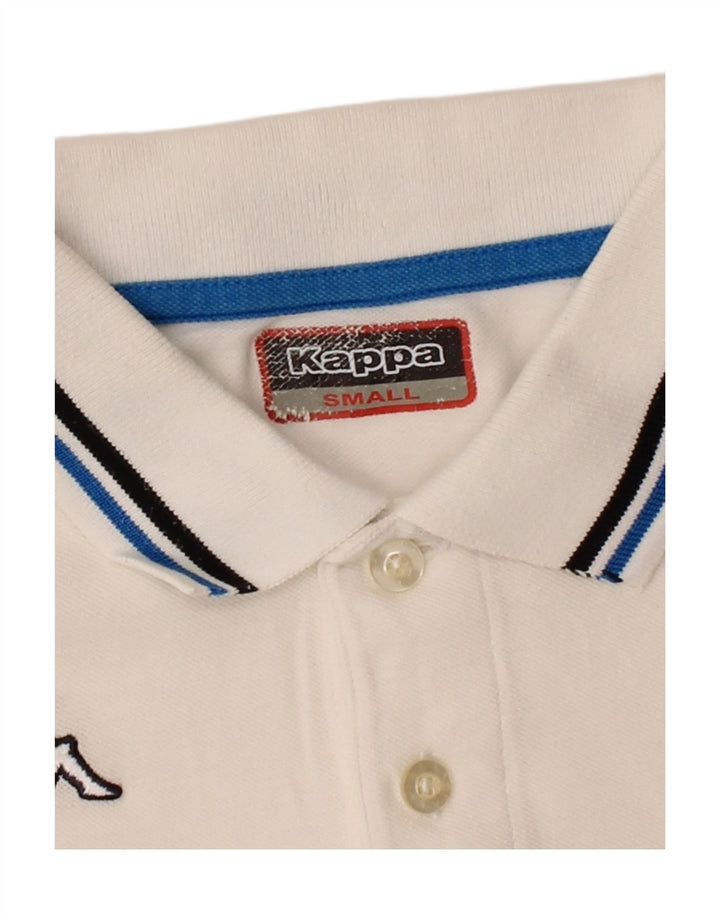KAPPA Mens Polo Shirt Small White Vintage Kappa and Second-Hand Kappa from Messina Hembry 