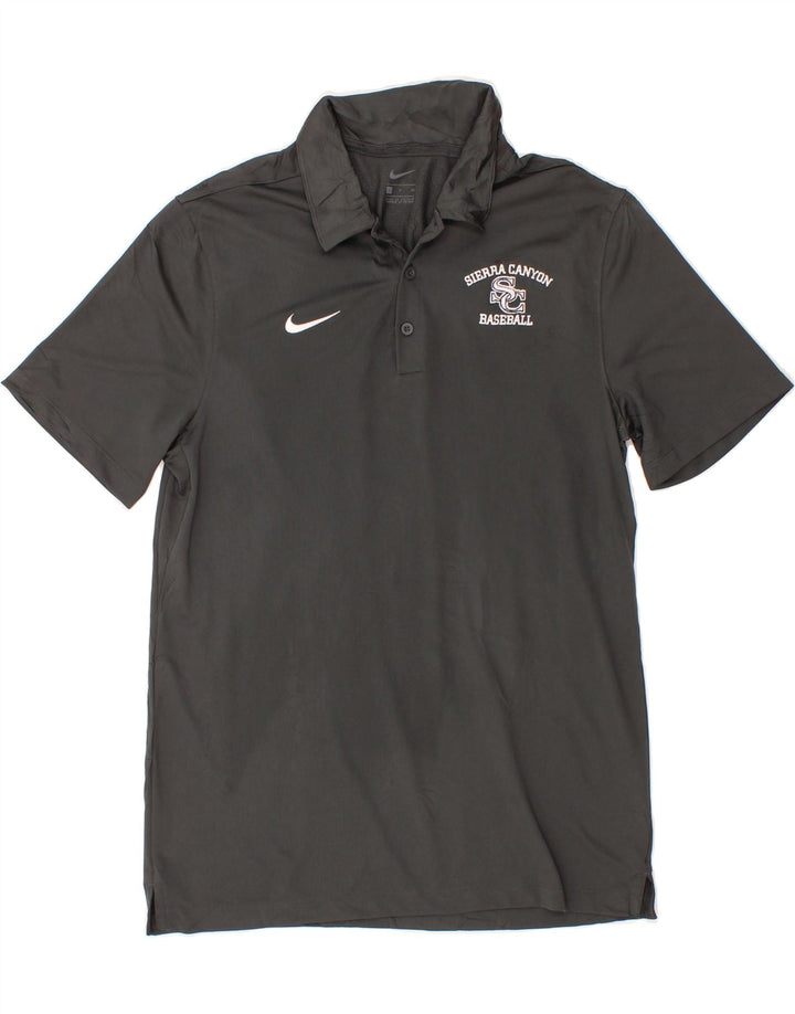 NIKE Mens Polo Shirt Small Grey Polyester Vintage Nike and Second-Hand Nike from Messina Hembry 