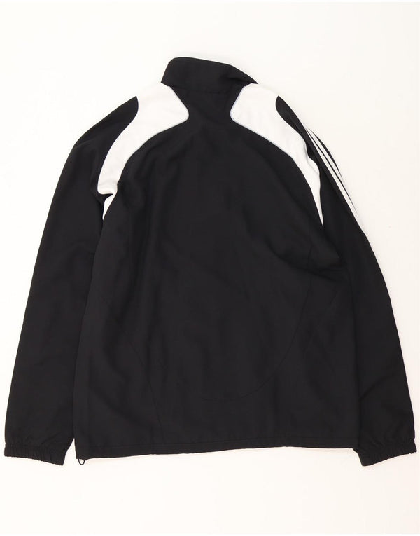 Giacca da ginnastica grafica da uomo Adidas UK 42/44 Large Black Colourblock