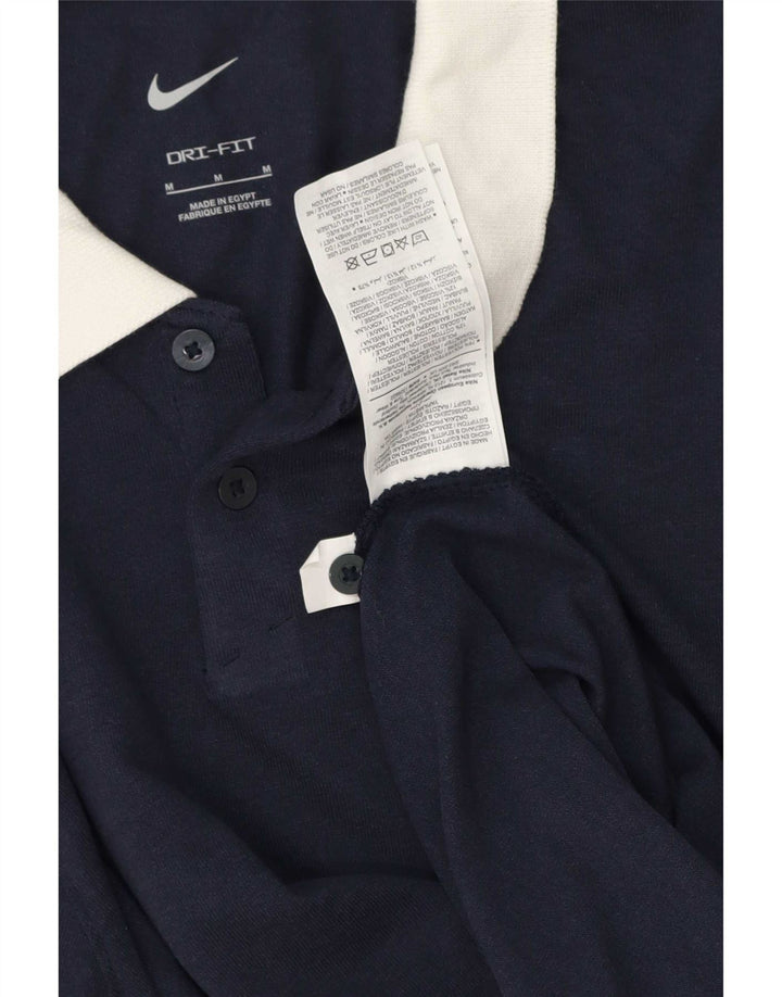 Nike Herren-Rugby-Poloshirt, mittelgroß, Marineblau, Polyester