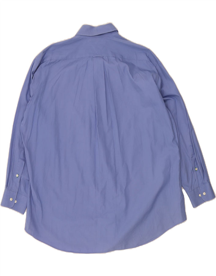 TOMMY HILFIGER Mens Shirt Size 17 XL Blue Vintage Tommy Hilfiger and Second-Hand Tommy Hilfiger from Messina Hembry 