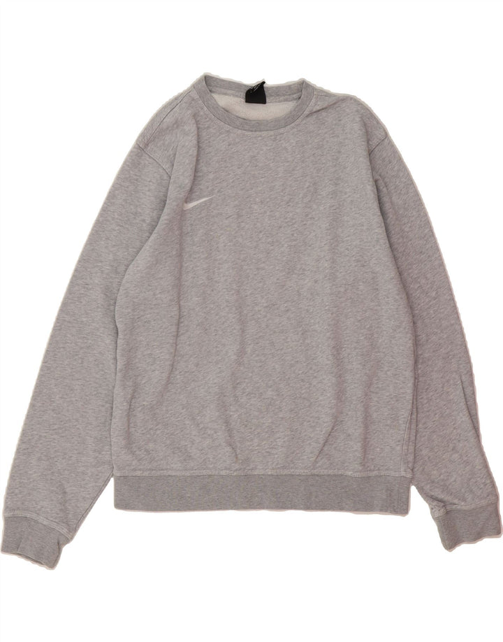 NIKE Mens Sweatshirt Jumper Medium Grey Cotton Vintage Nike and Second-Hand Nike from Messina Hembry 