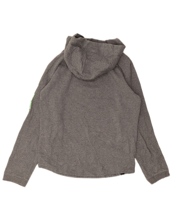 Under Armour Pull à capuche graphique pour garçon 13-14 ans XL Gris Coton
