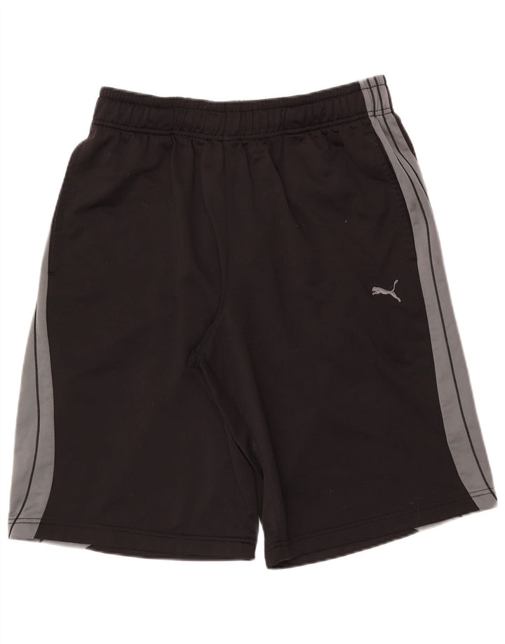 Puma Mens Sport Shorts Large  Black Colourblock Polyester