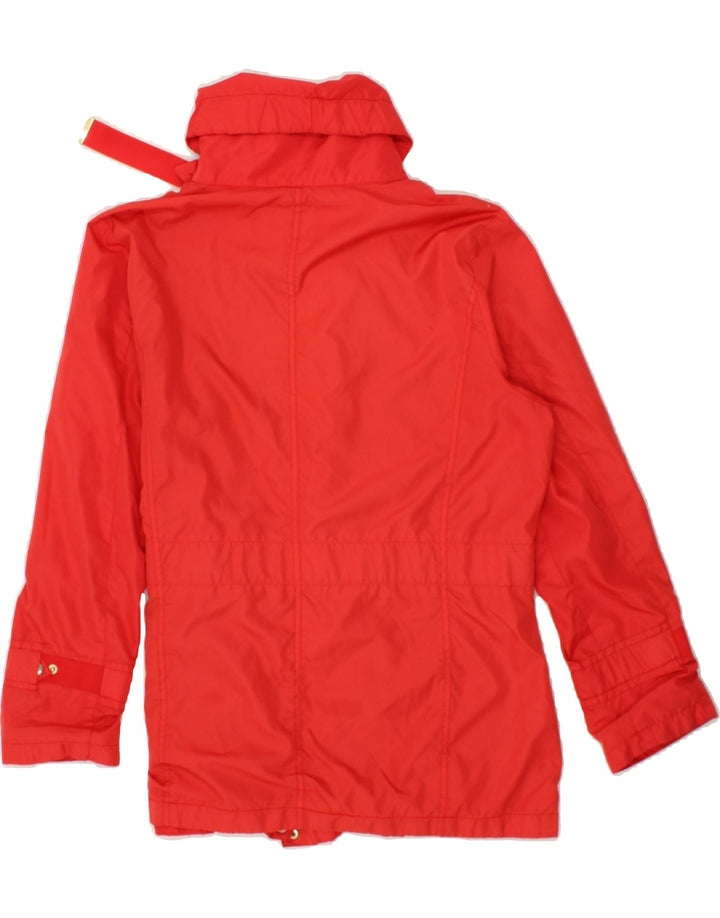 VINTAGE Womens Rain Jacket UK 16 Large Red Polyester Vintage Vintage and Second-Hand Vintage from Messina Hembry 