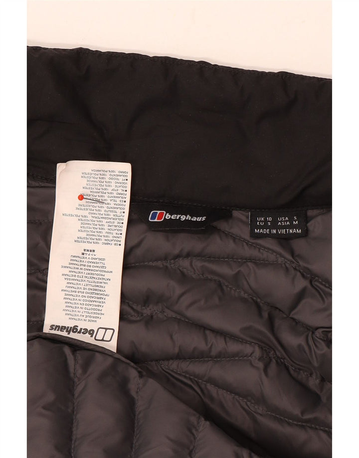 BERGHAUS Womens Padded Jacket UK 10 Small Black Polyester