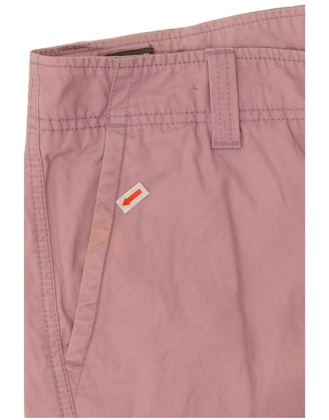 Timberland Mens Chino Shorts W32 Medium Pink Cotton