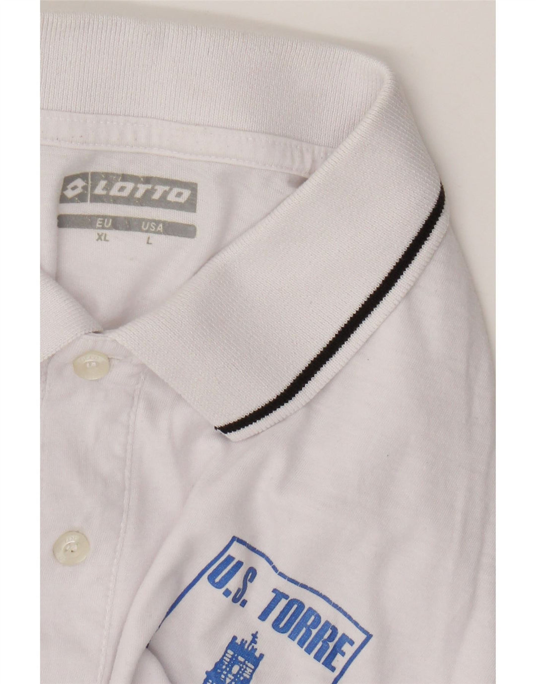 Lotto Mens Polo Shirt XL White