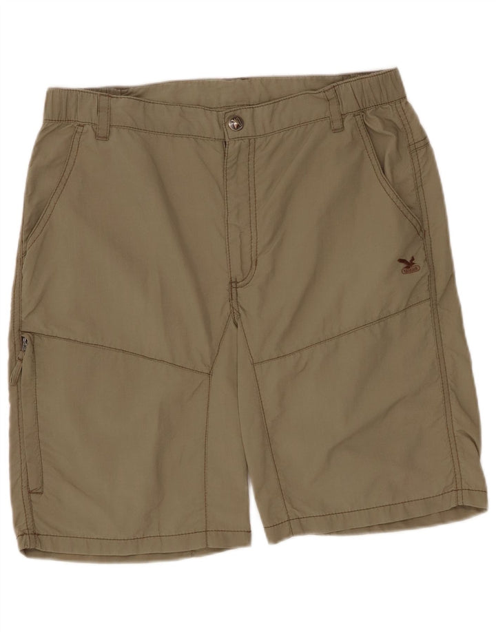 SALEWA Mens Cargo Shorts Large W34 Khaki Nylon