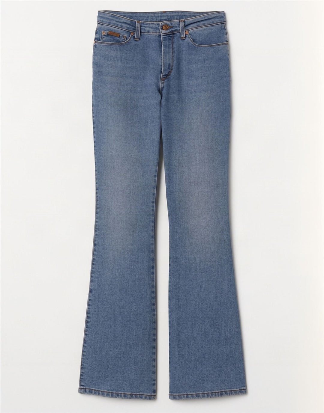 Jeans bootcut regolari da donna Wrangler W30 L32 cotone blu