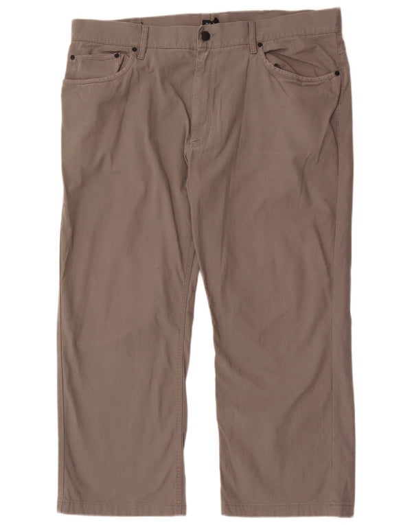 Мужские прямые укороченные брюки Marks & Spencer Autograph W40 L25 серые