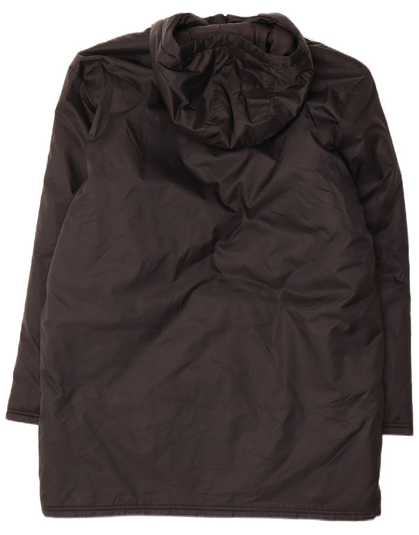Adidas Herre hættepolstret frakke UK 38 Medium Black Polyester