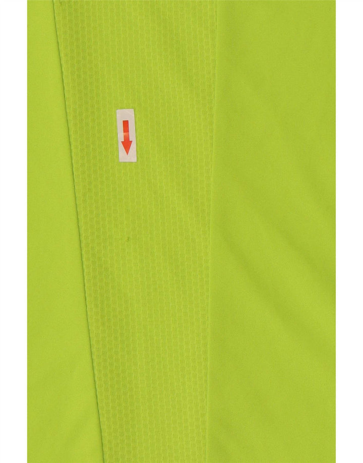 Adidas Homme Climacool T-Shirt Top Vert Moyen Colorblock Polyester