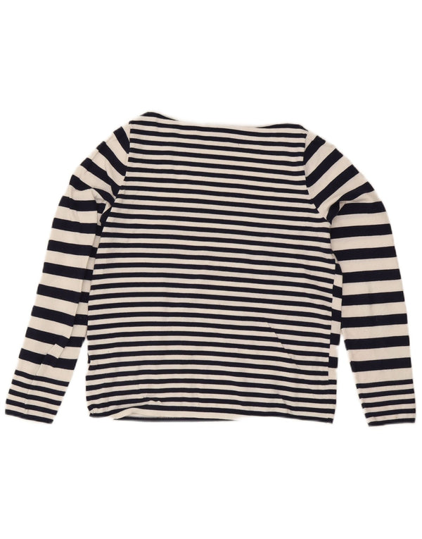Tommy Hilfiger Damen-Pullover mit U-Boot-Ausschnitt, Gr. 10, Größe S, weiß, nautisch