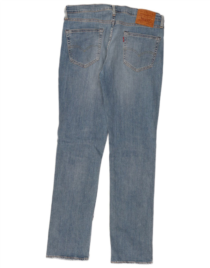 Levi's Mens 511 Slim Jeans W34 L32 Blue Cotton