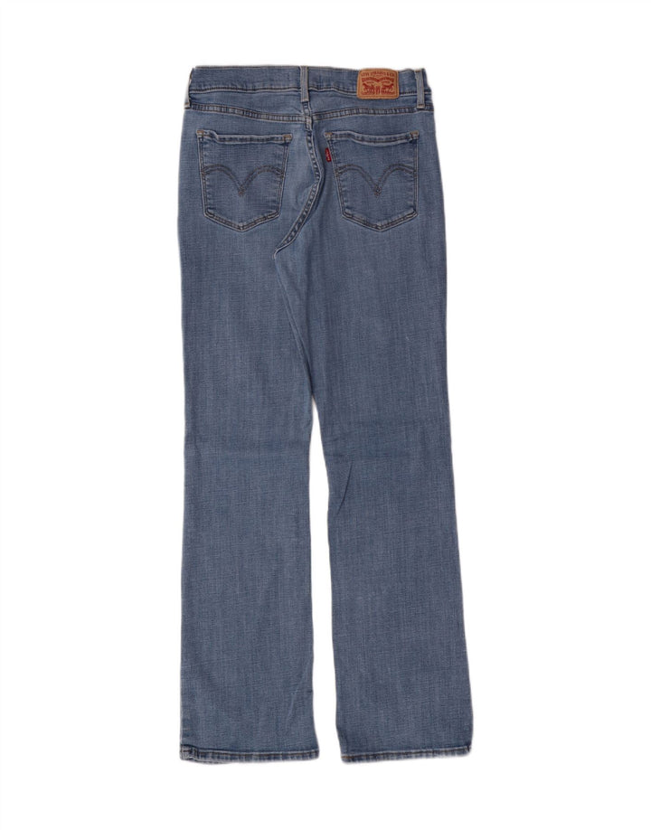 Levi's Womens Graphic Bootcut Jeans US 8 Medium W29 L32 Blue Classic