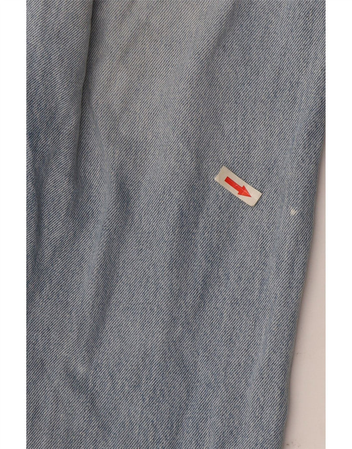 Levi's Womens 501 Straight Jeans W25 L30 Blue Cotton