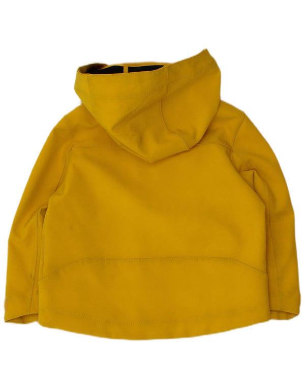 Jaqueta corta-vento com capuz Polo Ralph Lauren para meninos 18-24 meses amarelo