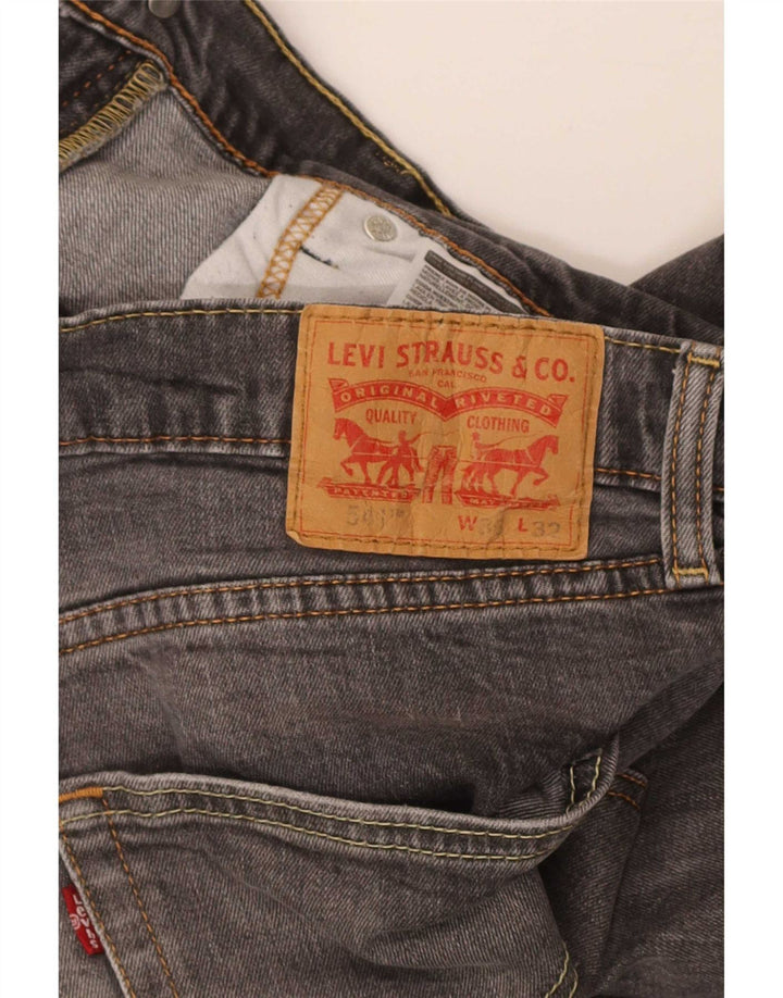 Levi's Mens 541 Slim Jeans W36 L32 Grey Cotton