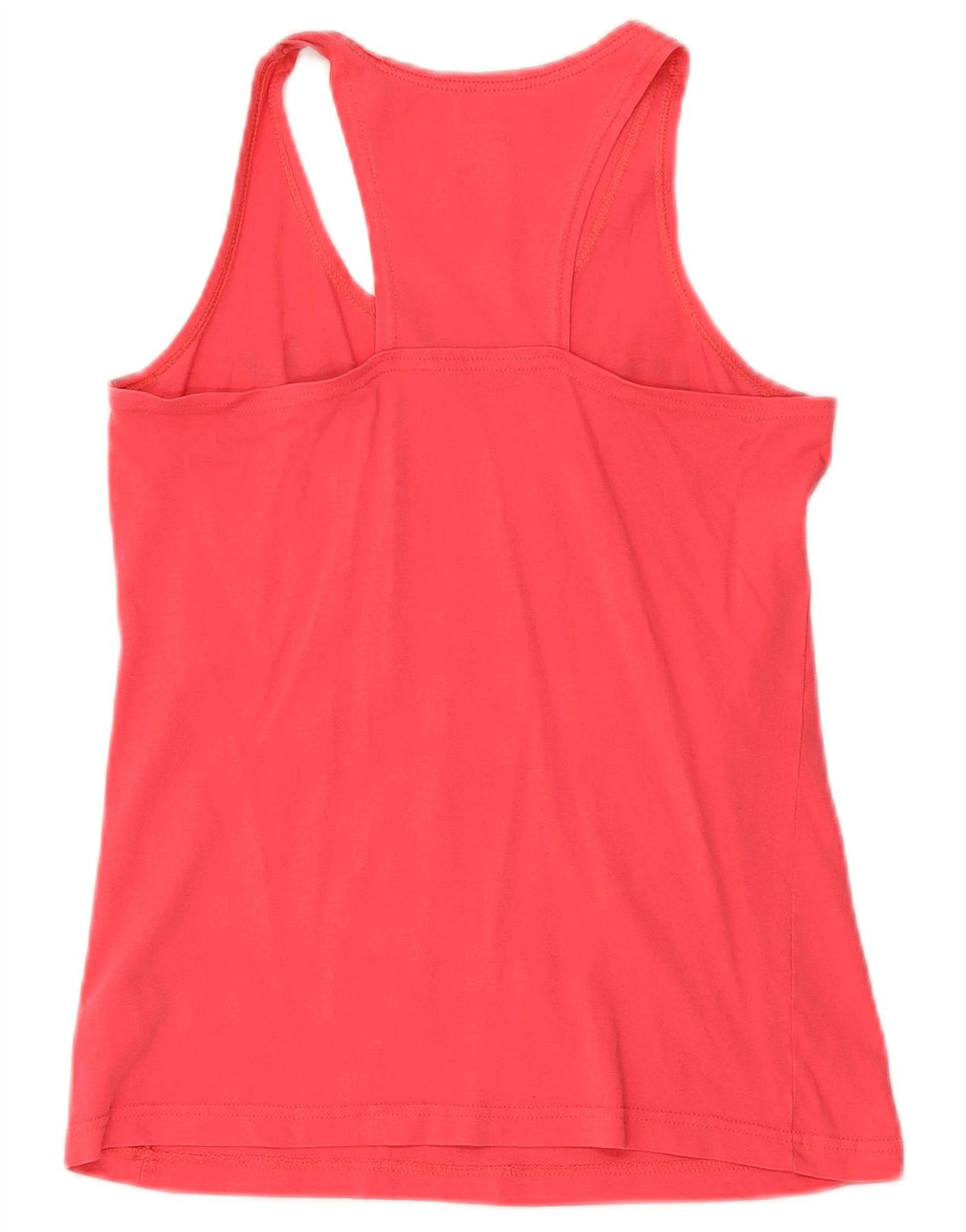 REEBOK Womens Graphic Vest Top UK 12 Medium Pink Cotton
