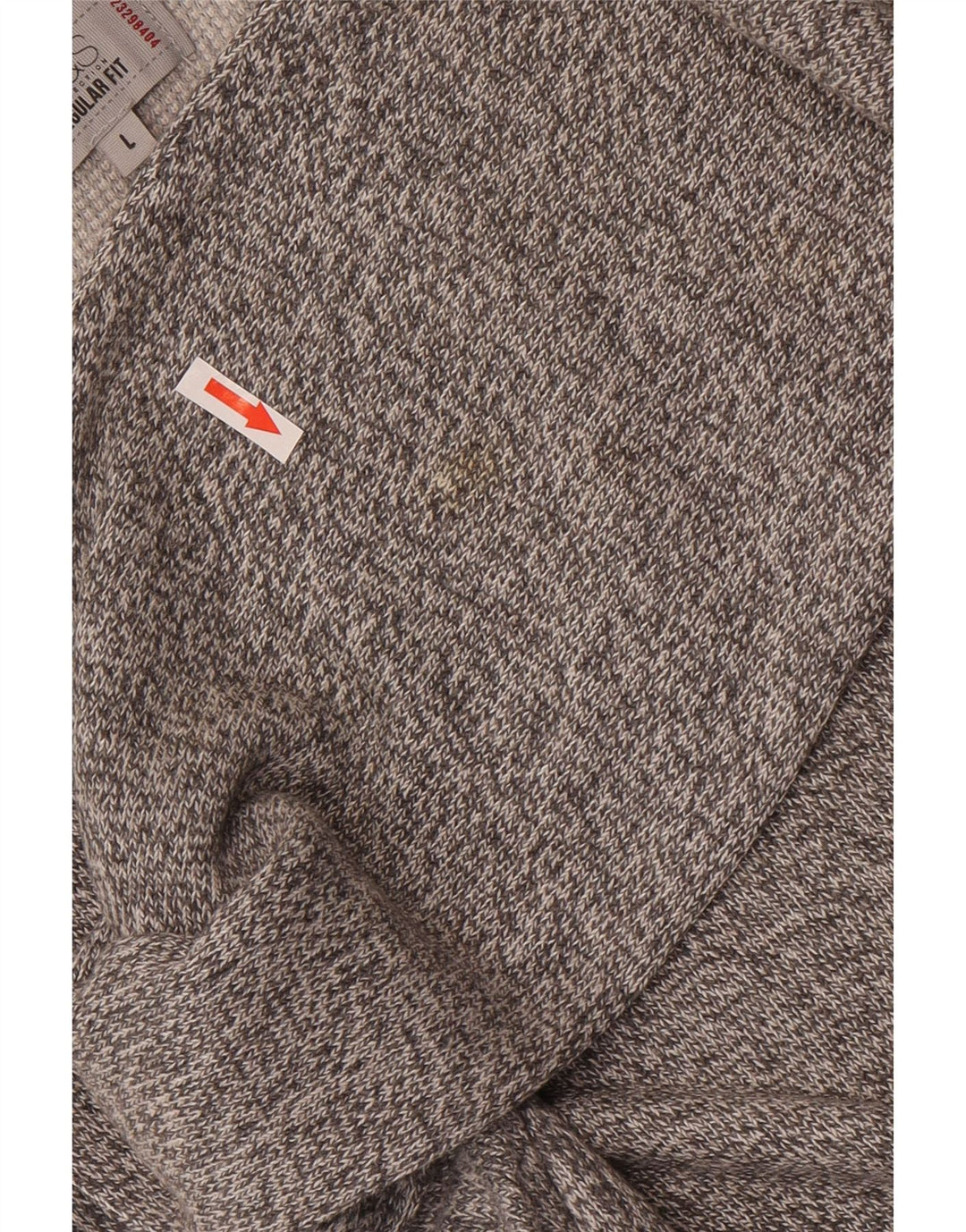 Marks & Spencer Herre sweater med rund hals, stor grå flækket