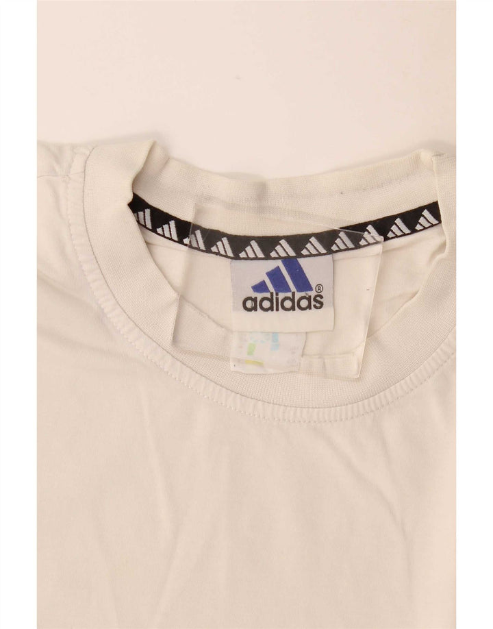 Adidas T-Shirt Homme Blanc Moyen