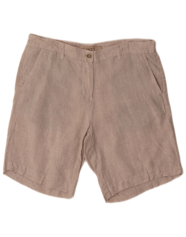 Dack's Mens Chino Shorts US 42 Large W32  Beige Linen