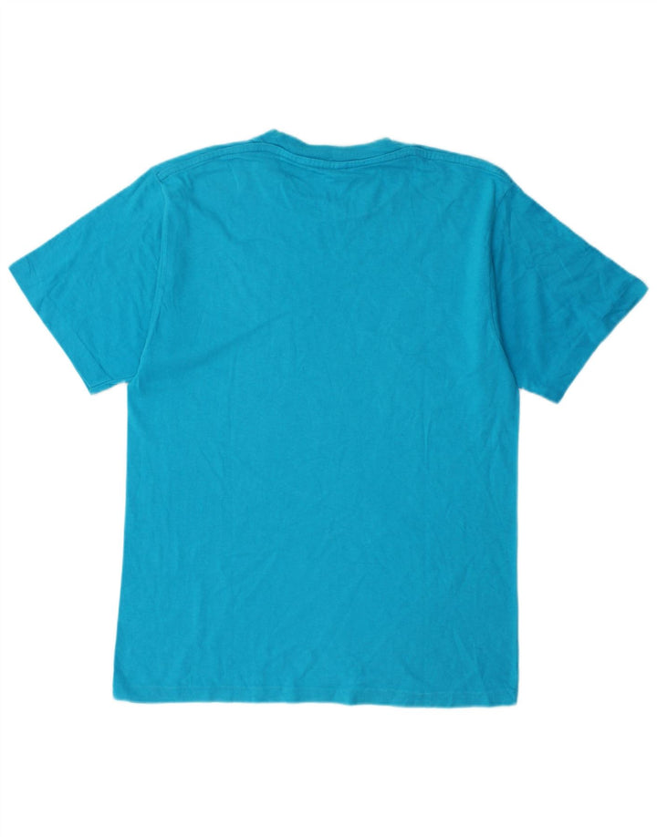 Champion Herre grafisk T-shirt Top Medium Blue Bomuld