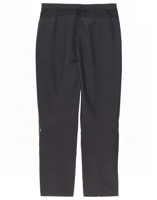 Adidas Womens Clima Proof Windbreaker Calças UK 12 Médio Cinza Poliéster