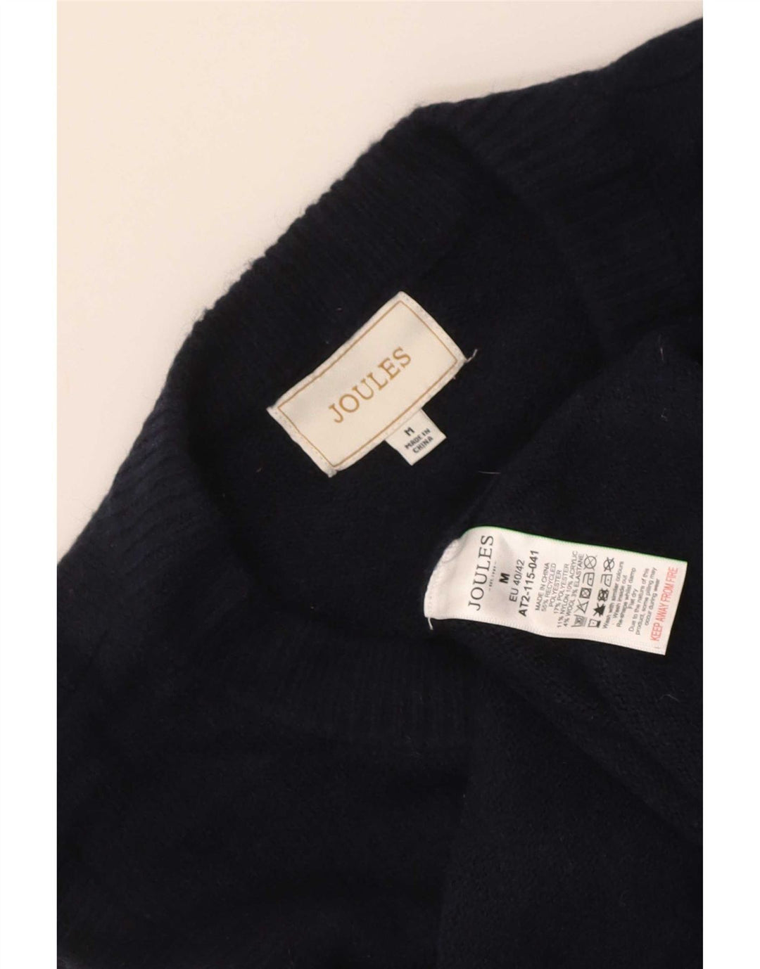 Joules Mens Graphic T-Shirt Top Medium Navy Blue Polyester