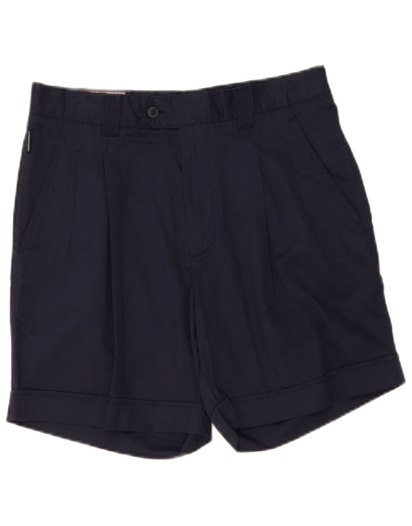 Shorts Chino Masculino Pegged do Projeto Europeu IT 46 Pequeno W32 Azul Marinho Algodão
