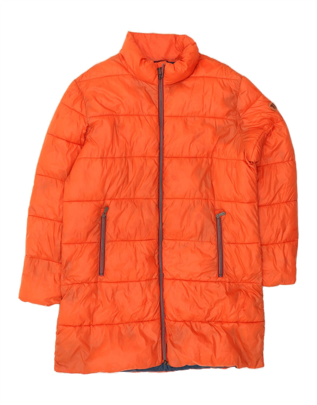 TRUSSARDI Mens Padded Coat IT 54 2XL Red Polyamide Vintage Trussardi and Second-Hand Trussardi from Messina Hembry 