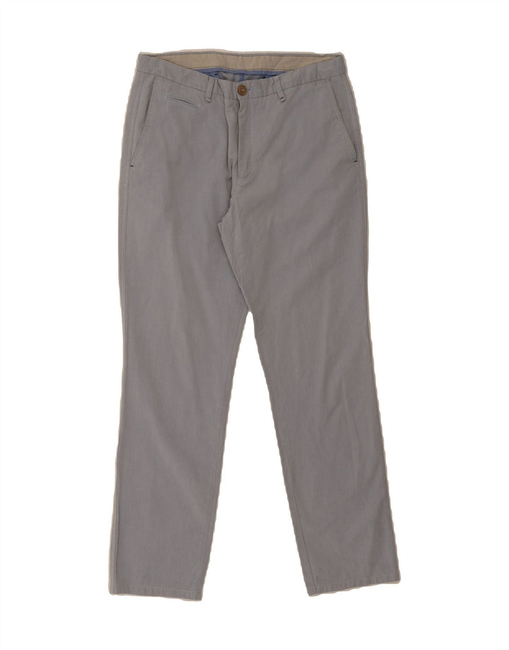 MASSIMO DUTTI Mens Slim Chino Trousers EU 40 Medium W31 L29 Blue Vintage Massimo Dutti and Second-Hand Massimo Dutti from Messina Hembry 