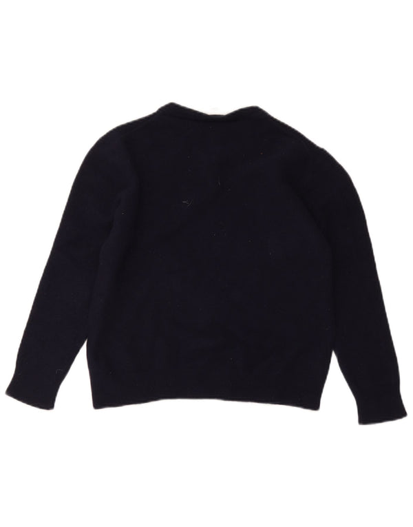 Πουλόβερ Lacoste Boys Crew Neck Jumper 7-8 Years Navy Blue New Wool