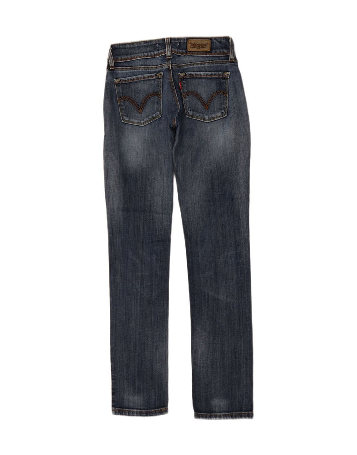 LEVI'S Womens 571 Slim Jeans W26 L32 Blue Cotton Vintage Levi's and Second-Hand Levi's from Messina Hembry 