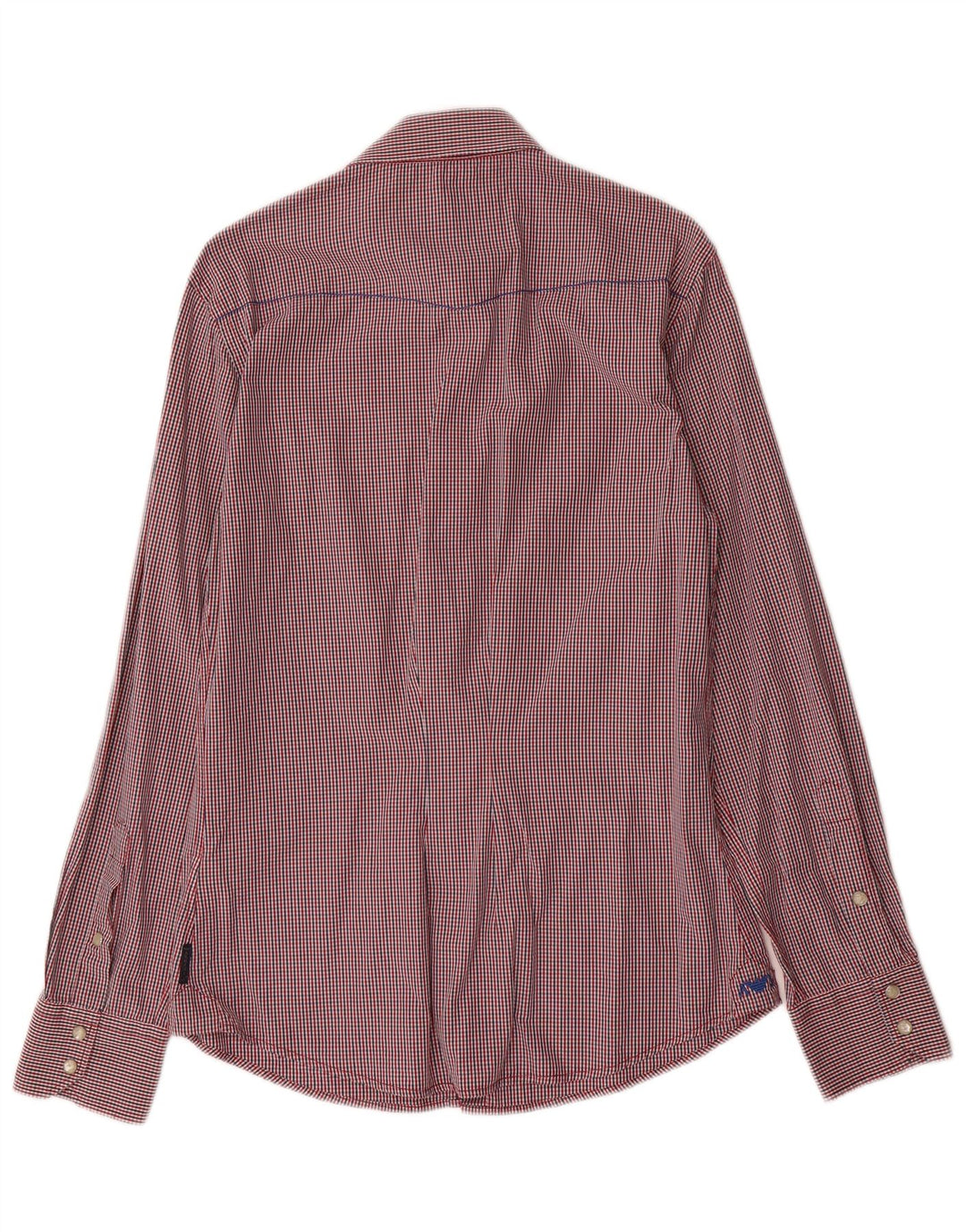 ARMANI JEANS Mens Shirt Medium Multicoloured Check Cotton