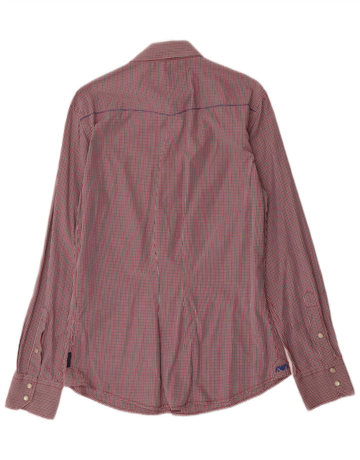 ARMANI JEANS Mens Shirt Medium Multicoloured Check Cotton