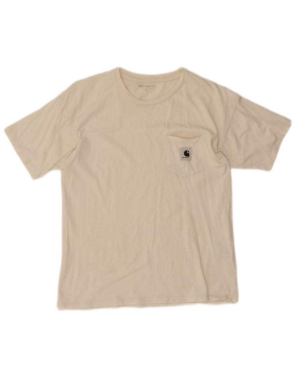 T-shirt da uomo Carhartt Top piccola in cotone bianco