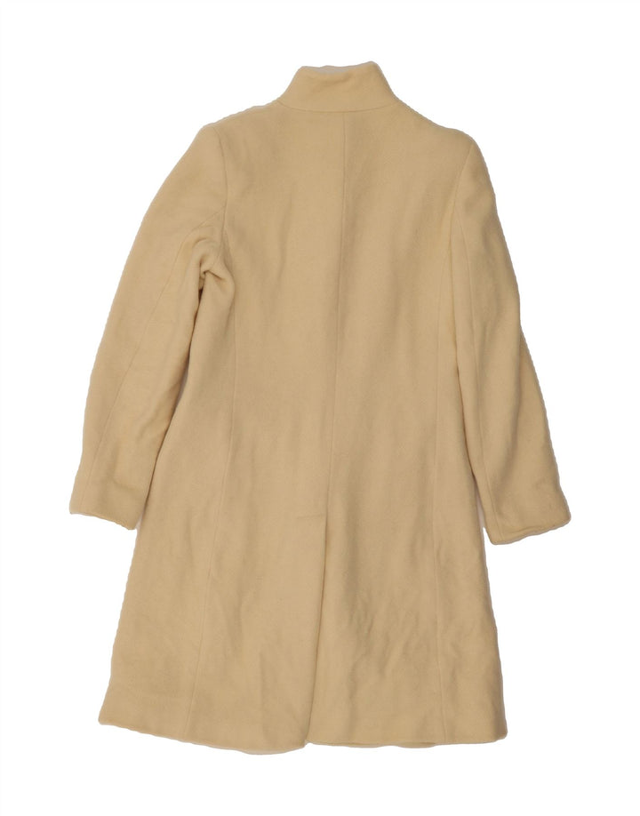 CONBIPEL Womens Overcoat UK 10 Small Beige Wool Vintage Conbipel and Second-Hand Conbipel from Messina Hembry 