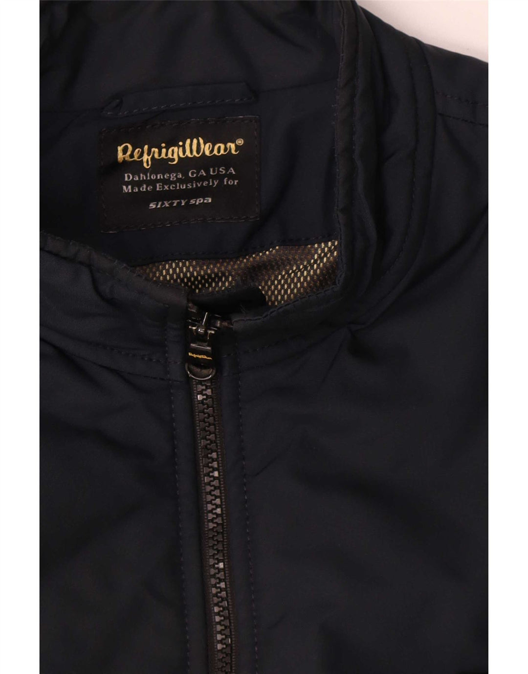 Refrigiwear Mens Sixty Spa Bomber Jacket IT 50 Large Bleu Marine Colorblock