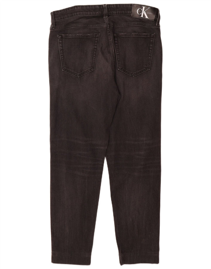 CALVIN KLEIN Mens Tapered Jeans W32 L29  Black