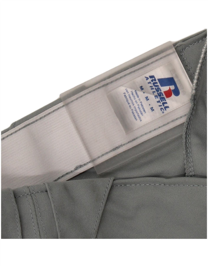 RUSSELL ATHLETIC Mens Joggers Capri Trousers Medium W32 L19 Grey Polyester
