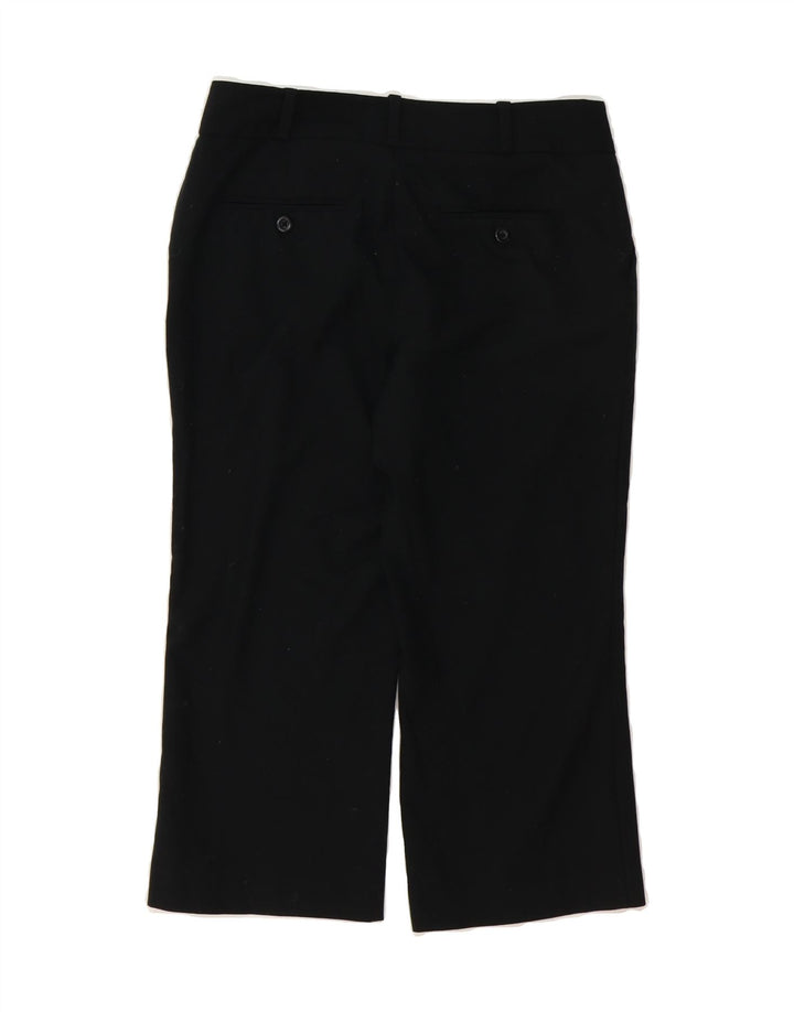 MOSSIMO Womens Straight Capri Trousers US 2 XS W30 L20 Black Polyester Vintage Mossimo and Second-Hand Mossimo from Messina Hembry 