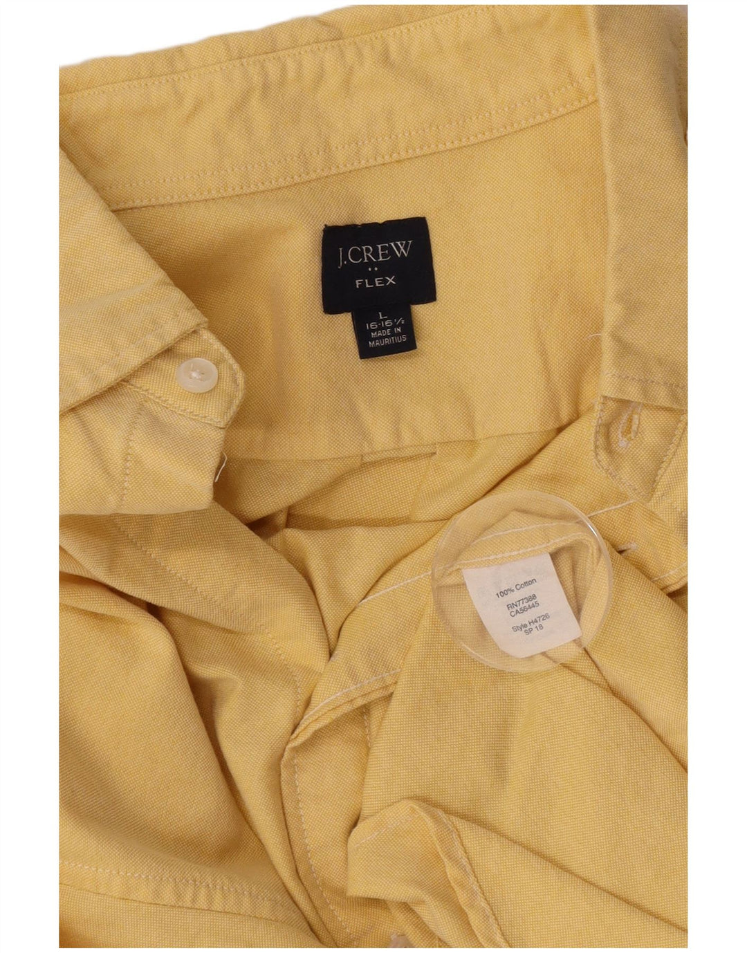 J. Crew Herreskjorte str. 16 1/2 Stor gul bomuld