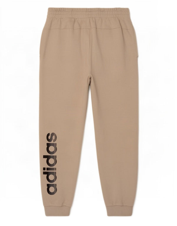 Adidas Pantalon de survêtement graphique pour femme Joggers UK 16/18 Large Beige