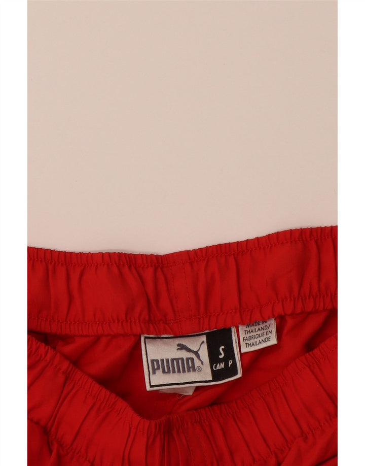 PUMA Mens Bermuda Sport Shorts Small  Red Vintage Puma and Second-Hand Puma from Messina Hembry 
