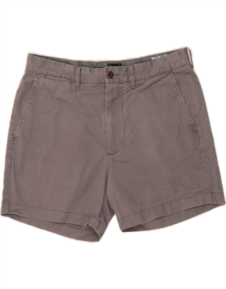 J. CREW Womens Chino Shorts W32 Large  Grey Cotton Vintage J. Crew and Second-Hand J. Crew from Messina Hembry 
