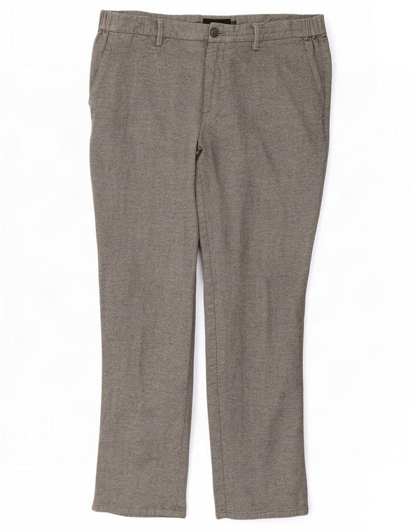 Massimo Dutti Ανδρικό παντελόνι Chino με λεπτή εφαρμογή EU 44 Large W34 L28 Grey